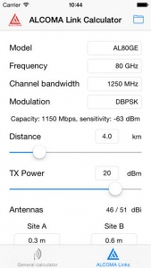 ALCOMA Link Calculator - iOS